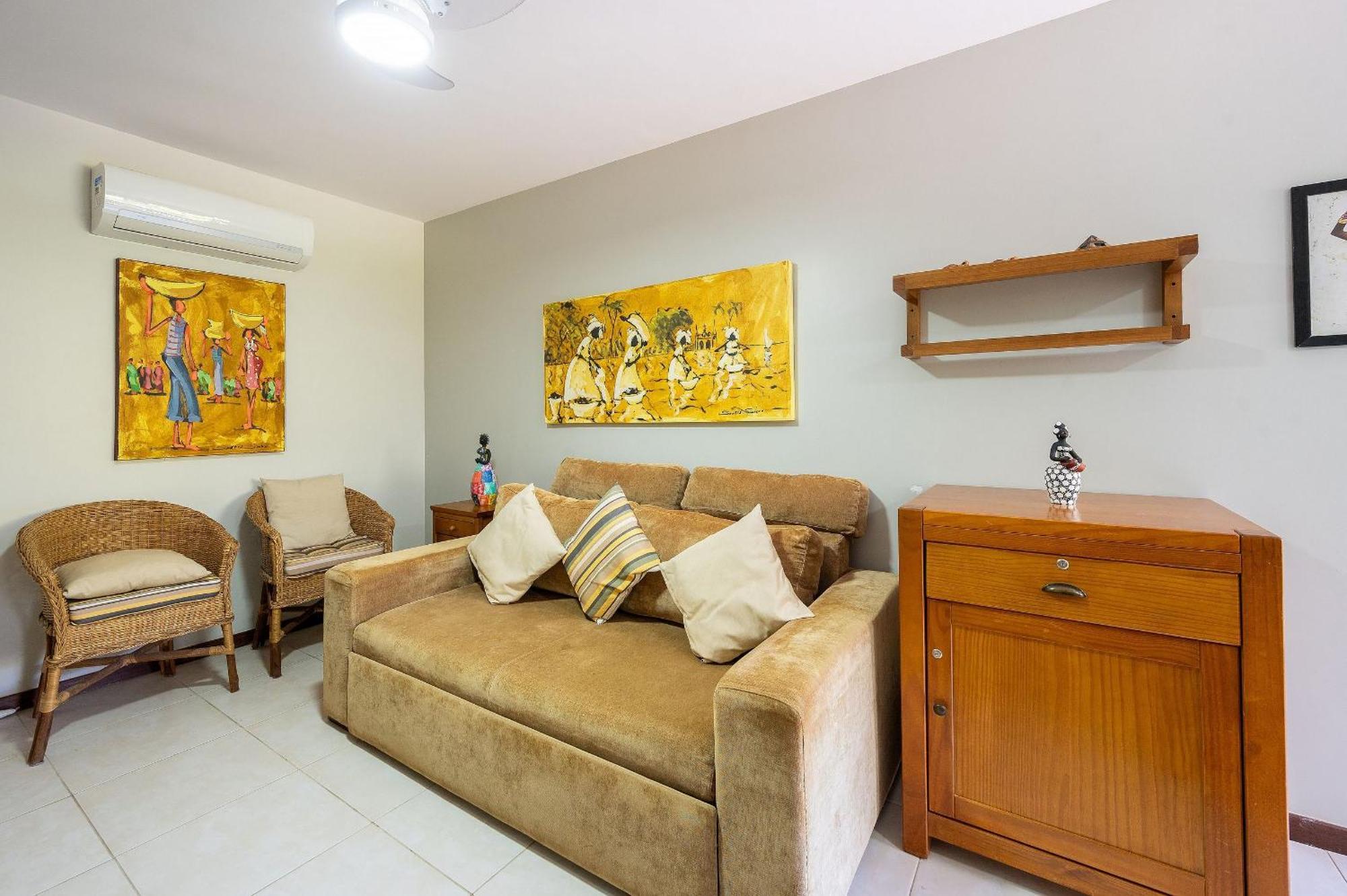 Moderno 1 Quarto Dentro Da Vila Praia do Forte Esterno foto